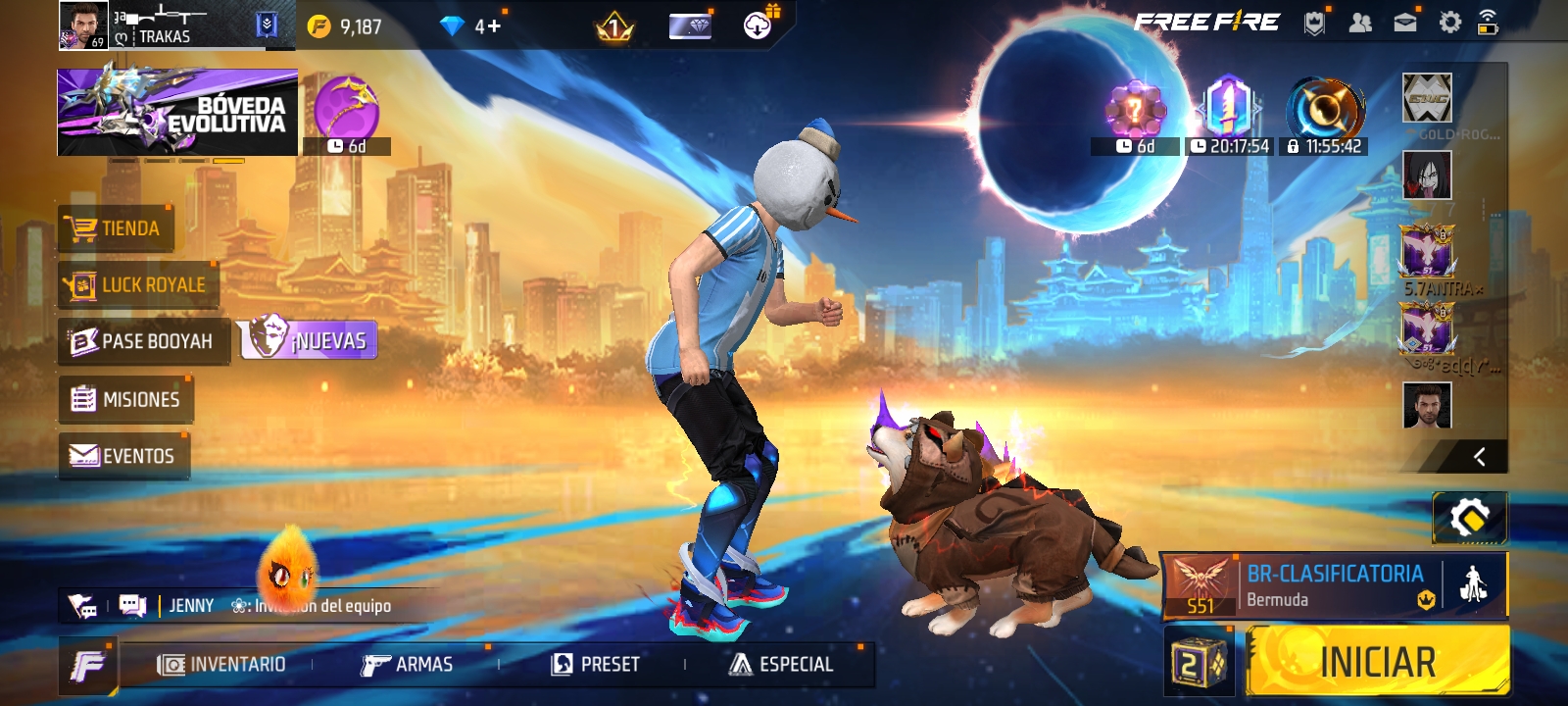 Cuenta con 2 evolutiva