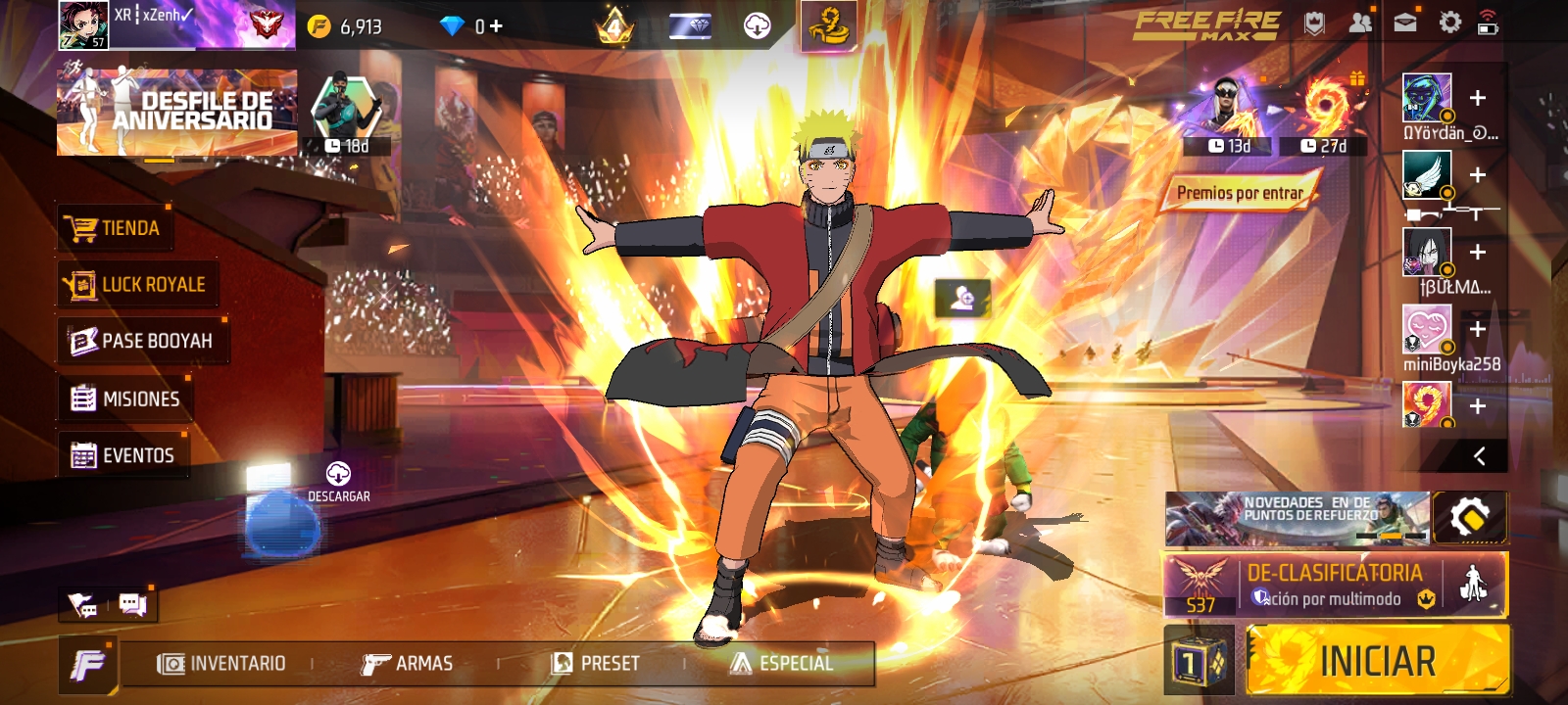 Cuenta con Naruto
